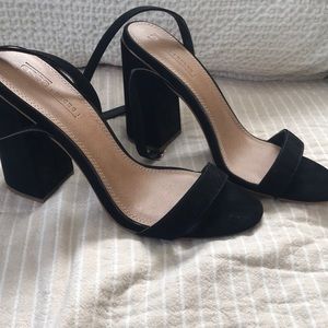 Reselling - asos black ankle wrap heels